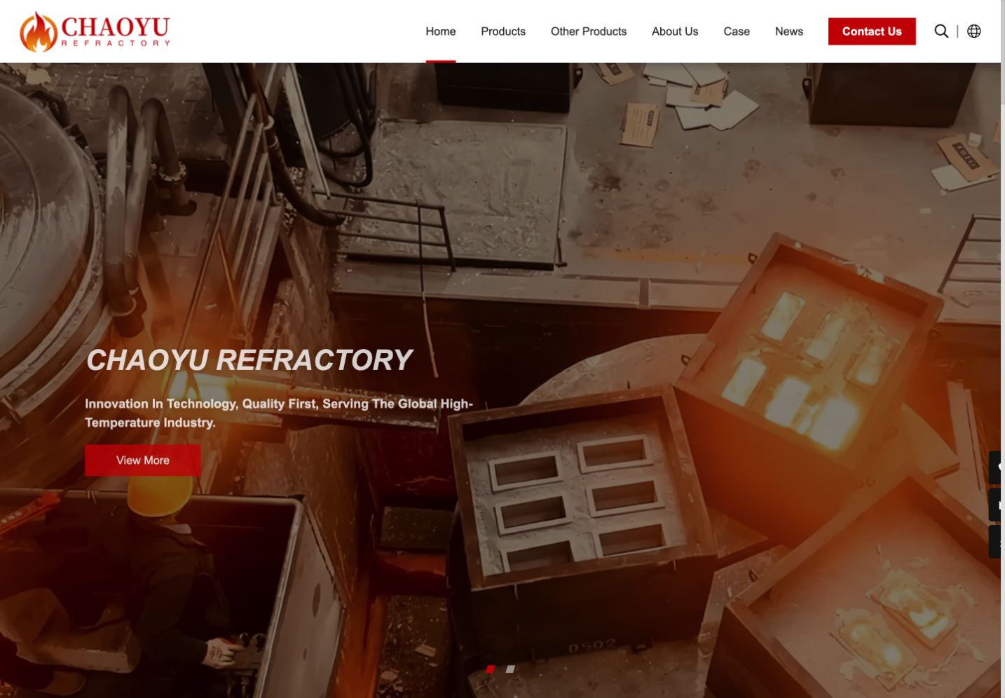 AZS Refractory 电熔耐火砖英文独立站首页